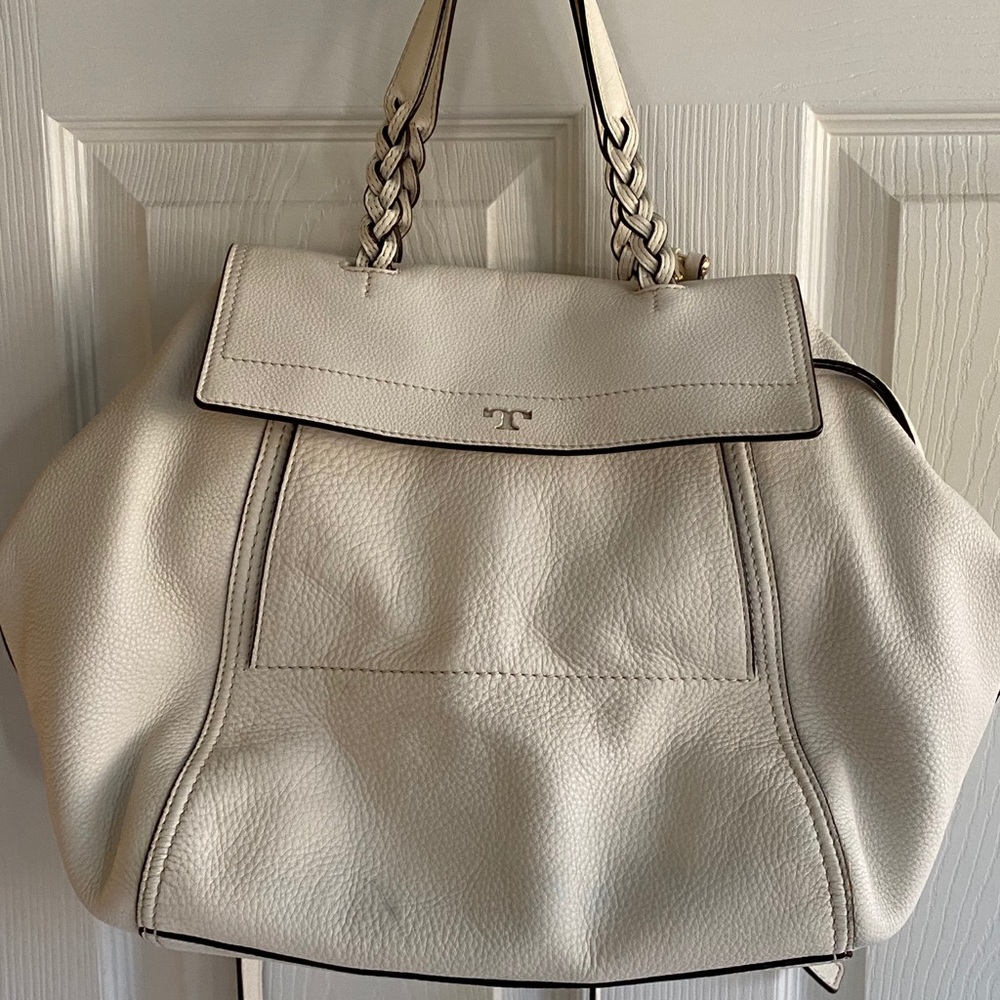 Tory Burch half moon satchel